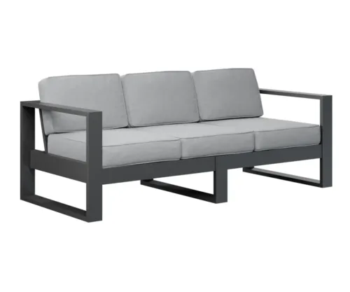 106 Nordic Sofa Mgp Black Canvas Granite